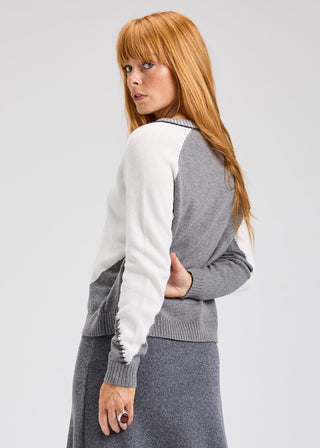 Zaket & Plover Panelled Cardigan