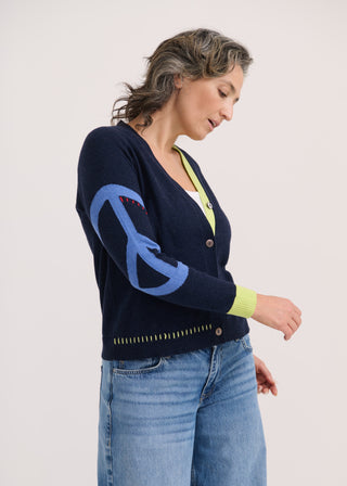 Zaket & Plover Peace Please Cardigan