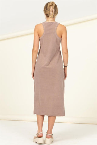 Sleeveless Shift Midi Dress * Online Only* - Premium dresses at Lonnys NY - Just $42! Shop Womens clothing now 