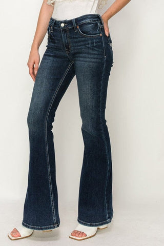 MID RISE FLARE STAR RHINESTONE ON POCKETS JEANS *Online Only* - Premium  from Artemis Vintage - Just $110.63! Shop now 