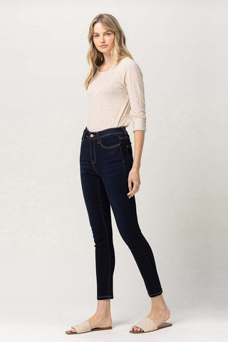 Flying Monkey SUPER SOFT HIGH RISE CROP SKINNY *Online Only* - Premium Jeans at Lonnys NY - Just $71! Shop Womens clothing now 