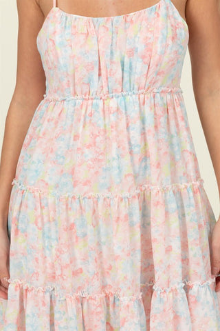 Flirty Floral Tie-Strap Midi Dress *Online Only* - Premium dresses from HYFVE - Just $60! Shop now 