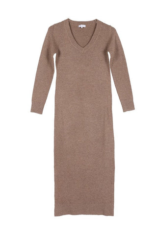 V-neck sweater maxi dress  *Online Only* - Premium dresses from Lilou - Just $43! Shop now 