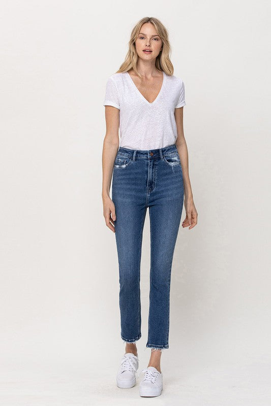 Flying Monkey STRETCH HIGH RISE SLIM STRAIGHT ANKLE *Online Only*