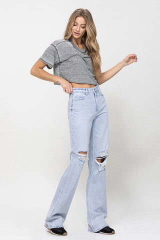 90's Vintage Flare Jeans *Online Only* - Premium  at Lonnys NY - Just $75! Shop Womens clothing now 