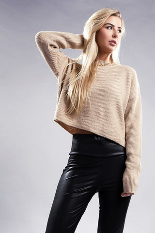 Mock Neck Sweater *Online Only* - Premium clothing at Lonnys NY - Just $35! Shop Womens clothing now 