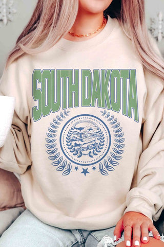 South Dakota State Wreath Graphic Sweatshirt  *Online Only* - Premium  from BLUME AND CO. - Just $66.63! Shop now 
