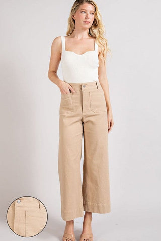 Soft Washed Wide Leg Pants *Online Only* - Premium pants at Lonnys NY - Just $72! Shop Womens clothing now 