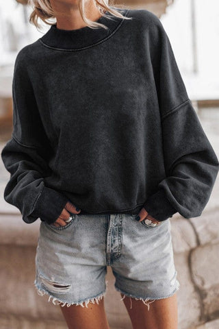 Mineral Washed Acid dye Sweatshirt Pullover *Online Only* - Premium sweatshirt from EG fashion - Just $65! Shop now 