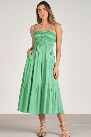 Elan Midi Spaghetti Dress - Premium dress at Lonnys NY - Just $114! Shop Womens clothing now 