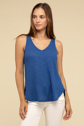 V Neck Cami Tank *Online Only* - Premium Shirts & Tops at Lonnys NY - Just $34! Shop Womens clothing now 