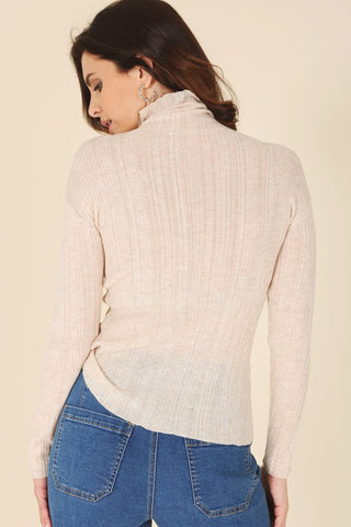 Wool Blend Mock Neck Sweater *Online Only* - Premium clothing at Lonnys NY - Just $32! Shop Womens clothing now 