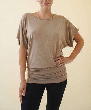 BAMBOO CREW NECK TUNIC  *Online Only* - Premium  at Lonnys NY - Just $62! Shop Womens clothing now 