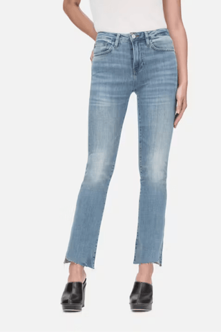 Le Crop Mini Boot Cascade - Wavey - Premium Jeans from FRAME DENIM - Just $248! Shop now 