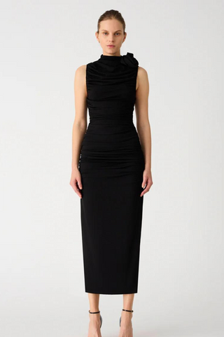 MISHA FRANKIE MATTE JERSEY MIDI DRESS - Premium dresses at Lonnys NY - Just $339! Shop Womens clothing now 