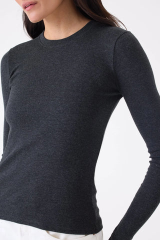 Goldie Lina Long Sleeve Ribbed Tee