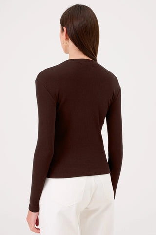 Goldie Lina Long Sleeve Ribbed Tee