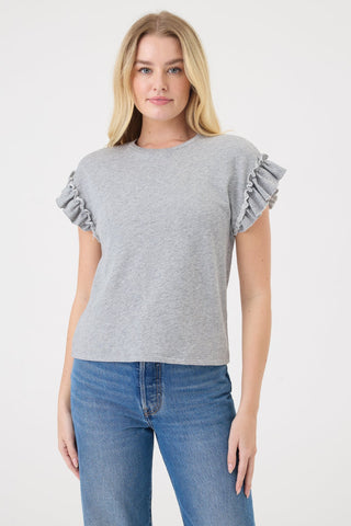 Goldie Ruffled Sleeve Sweatshirt
