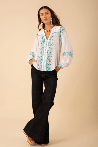 Hale Bob Cora Embroidered Top - Premium Shirts & Tops at Lonnys NY - Just $238! Shop Womens clothing now 