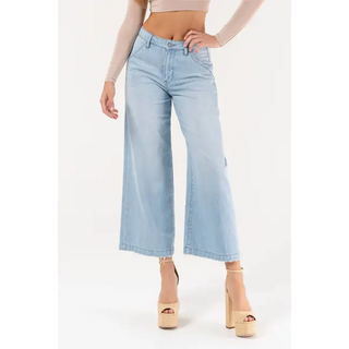 Hidden Nori Cropped Wide Leg Trouser Jeans
