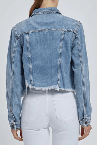 Hidden Jeans Rebel Medium Frayed Jacket - Premium Coats & Jackets from Hidden Jeans - Just $97! Shop now 