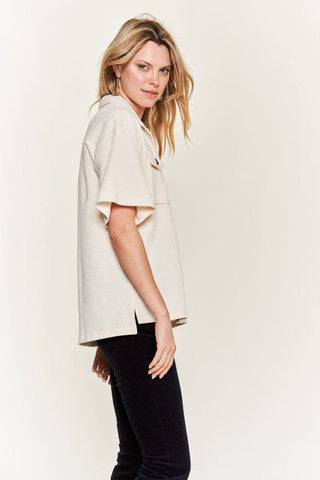 SMILE FACE BACK SHIRTS TOP  *Online Only* - Premium  at Lonnys NY - Just $75! Shop Womens clothing now 