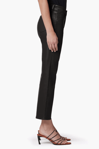 Joe's Jeans Callie Coated High Rise Cropped Bootcut // Black - Premium denim at Lonnys NY - Just $218! Shop Womens clothing now 