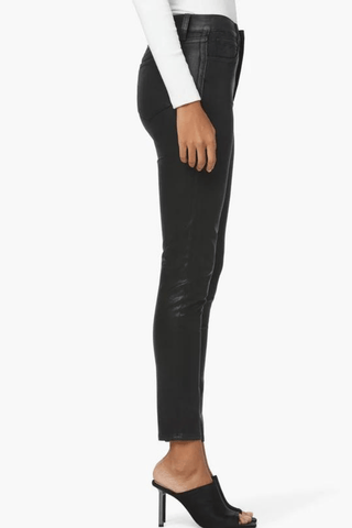 Joe's Jeans The Charlie - High rise skinny ankle// Coated // Black - Premium Jeans at Lonnys NY - Just $198! Shop Womens clothing now 