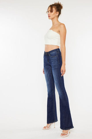 Mid Rise Flare Jeans *Online Only* - Premium Jeans at Lonnys NY - Just $75.25! Shop Womens clothing now 