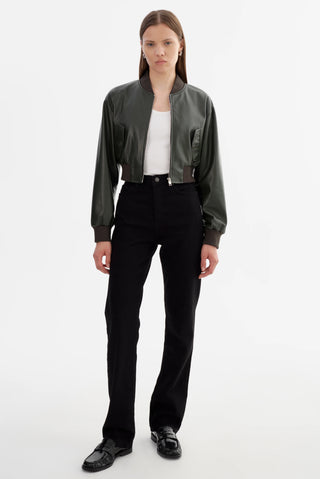 Lamarque Evelin Cropped Bomber Jacket