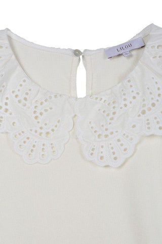 SS crochet top *Online Only* - Premium  from Lilou - Just $45! Shop now 