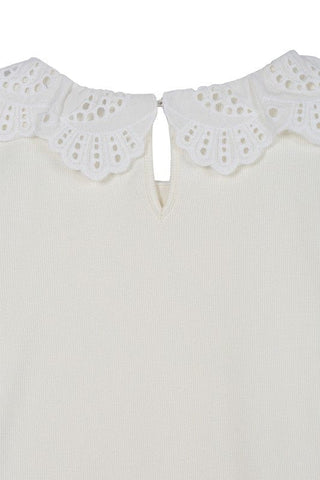 SS crochet top *Online Only* - Premium  at Lonnys NY - Just $45! Shop Womens clothing now 