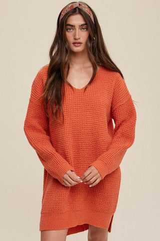 Slouchy V-neck Ribbed Knit Sweater *Online Only* - Premium sweaters from Listicle - Just $52! Shop now 