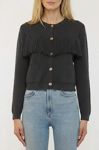 Metric Fringed Cardigan