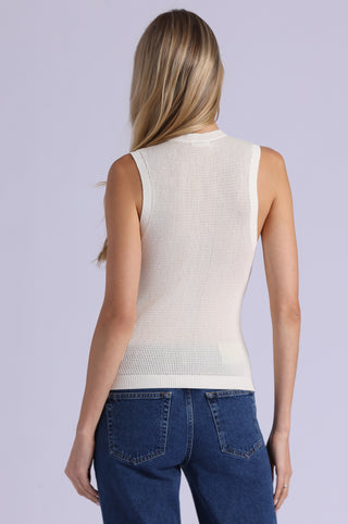 Minnie Rose Mesh Stitched Tank Top