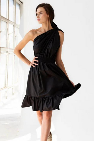 Monica Demi Nera Demi Midi Dress - Premium dresses from Monica Nera - Just $330! Shop now 