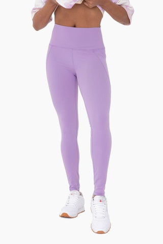 Tapered Band Essential Solid Highwaist Leggings  *Online Only* - Premium leggings from Mono B - Just $39! Shop now 