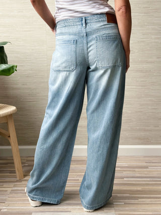 Hidden Nori Super Soft Wide Leg Jeans
