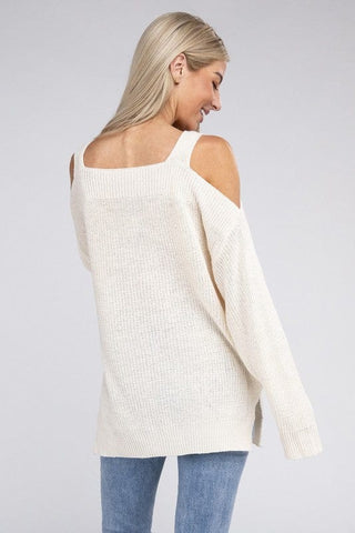 Off The  Shoulder Sweater *Online Only* - Premium  from Nuvi Apparel - Just $42! Shop now 