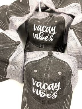 Vacay Vibes Embroidered Trucker *Onlinde Only* - Premium  from Ocean and 7th - Just $42.90! Shop now 