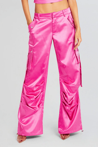 Seroya LAI SATIN CARGO PANT - Premium cargo pants from SEROYA - Just $295! Shop now 
