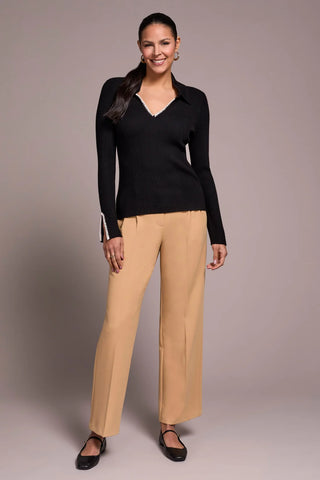 Tribal Long Sleeve Polo Sweater