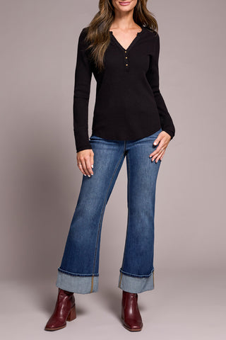 Tribal Long Sleeve Henley