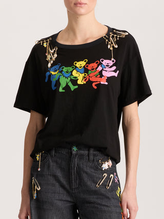 Alice + Olivia Evan Oversized Grateful Dead Tee