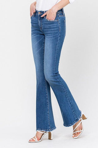 MID RISE FLARE Jeans  *Online Only* - Premium Jeans from VERVET by Flying Monkey - Just $65.30! Shop now 