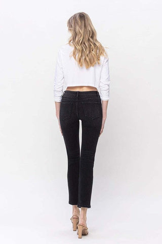 Mid Rise Ankle Slim Straight Jeans Flying Monkey  *Online Only* - Premium  at Lonnys NY - Just $80! Shop Womens clothing now 