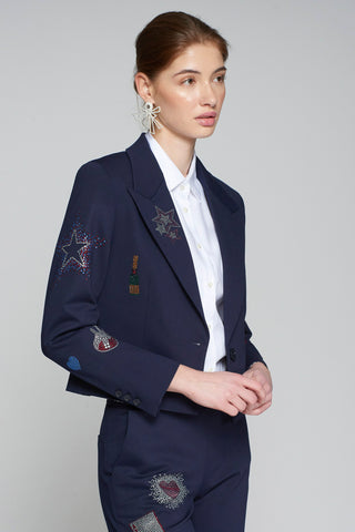 Vilagallo Kimmy Strass Jacket - Premium clothing at Lonnys NY - Just $470! Shop Womens clothing now 