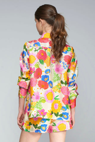 Vilagallo Mariella Silk Floral Shirt - Premium clothing at Lonnys NY - Just $230! Shop Womens clothing now 