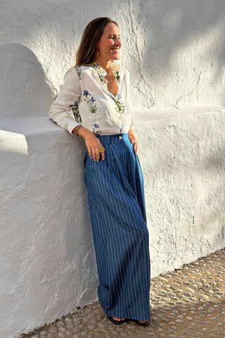 Vilagallo Palazzo Trouser - Premium clothing at Lonnys NY - Just $165! Shop Womens clothing now 